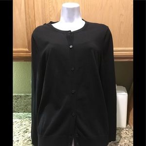 Classic black cardigan